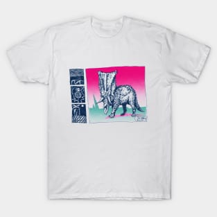 Chasmosaur, by Maximiliano Lopez Barrios T-Shirt